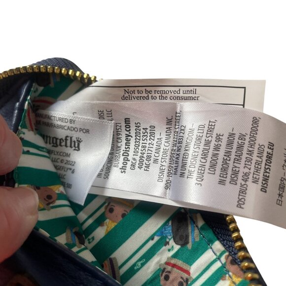 Disney Parks Loungefly Pop Wallet Zip Around Main Street Kawaii Cartoon NWOT - Picture 7 of 7